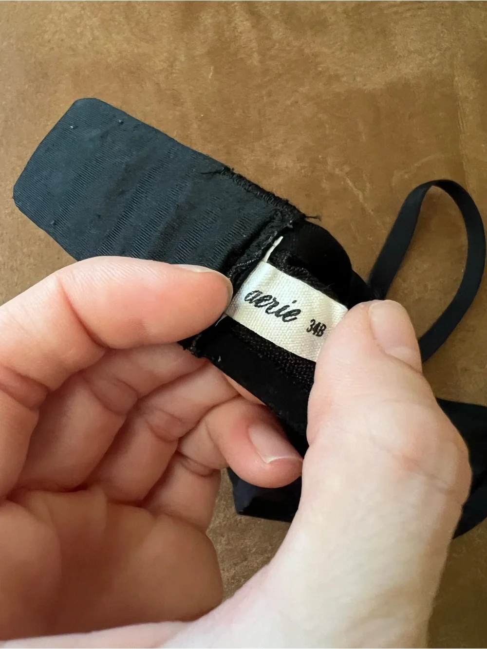 aerie Black wired Bra size 34B